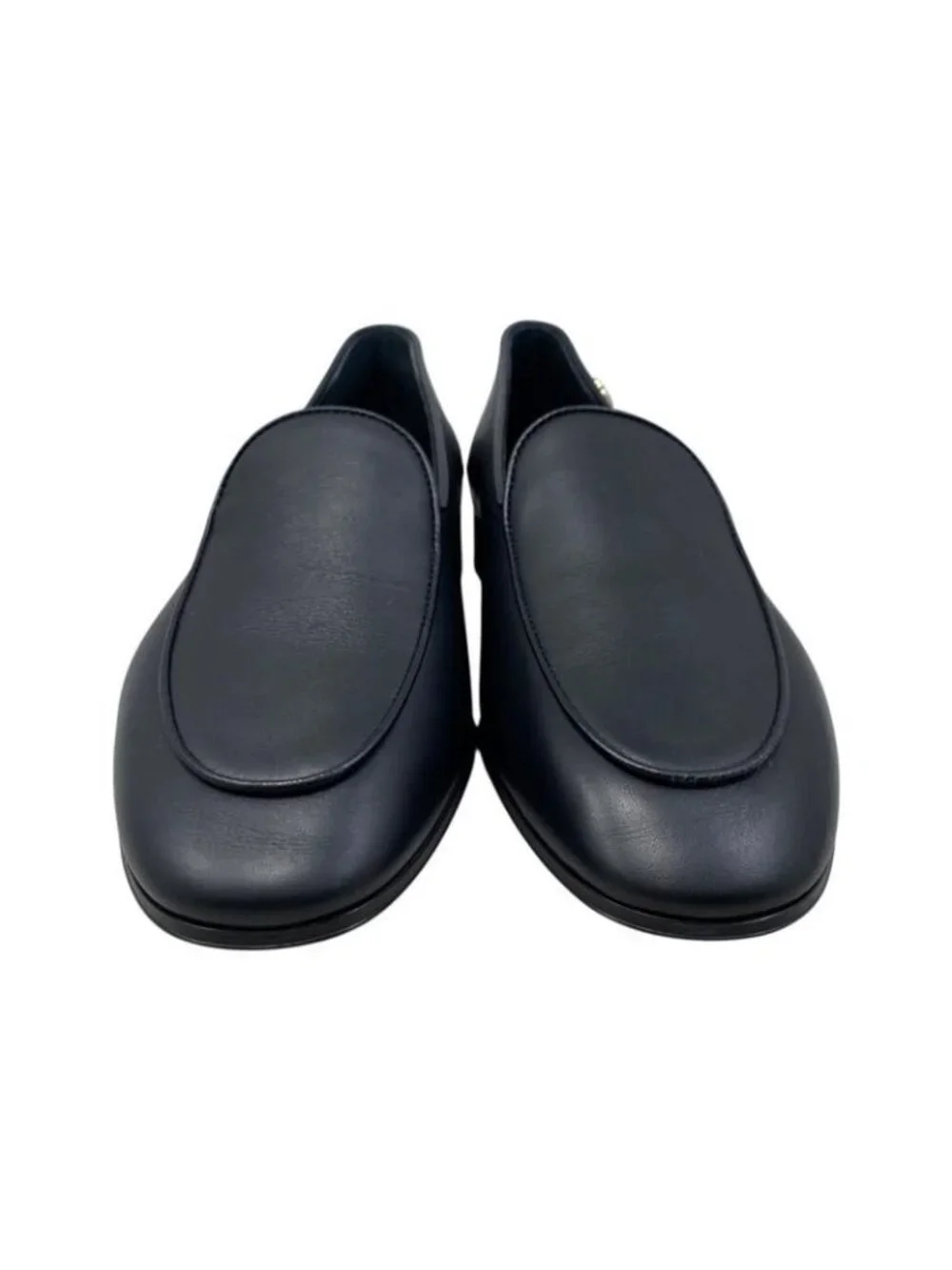 Chanel Loafers Coco Mark Heart Moccasins 94305 Size 37 Calfskin - Picture 3 of 11